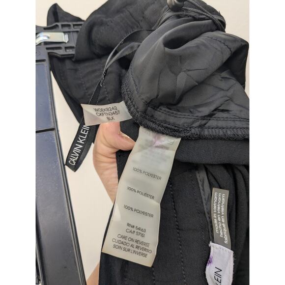 Calvin Klein Women's Pants Wide Leg Drawstring Solid Black Size 3XL NWT - Picture 13 of 15